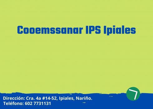 Cooemssanar Ipiales